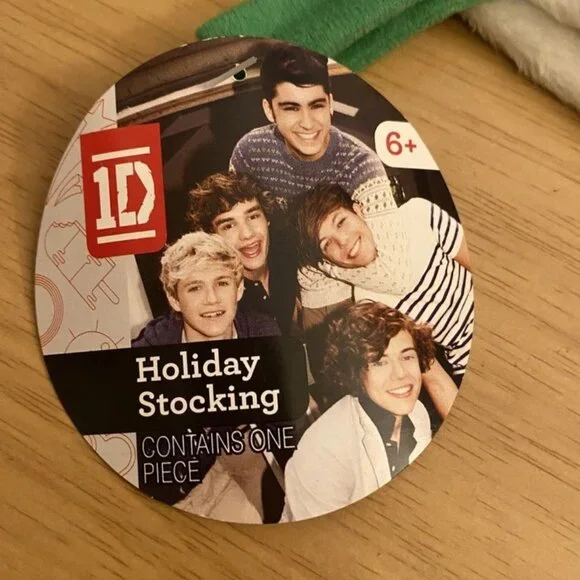 RARE NWT 1D XMAS STOCKING ONE DIRECTION Liam Payne OFFICIAL MERCHANDISE NOS - Picture 6 of 11